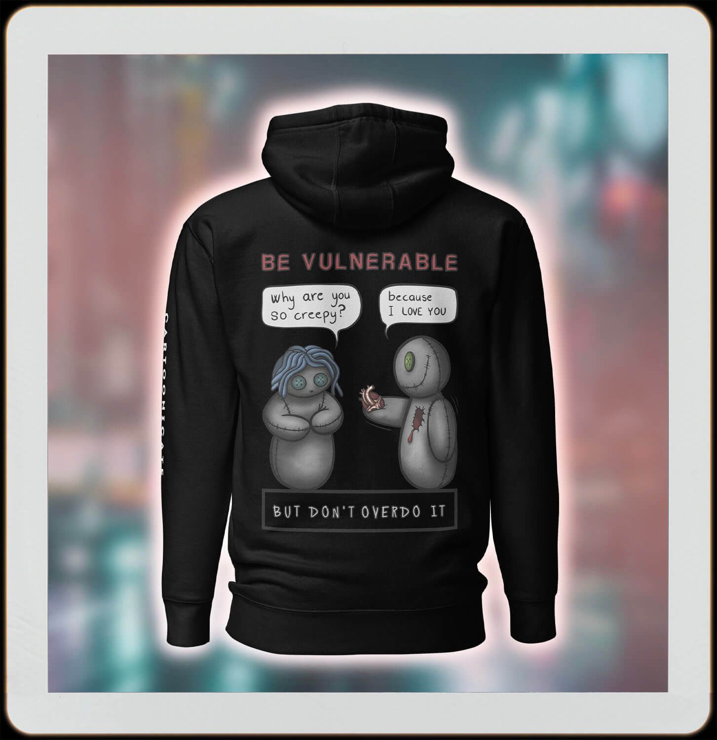 Creepy love sort hettegenser
