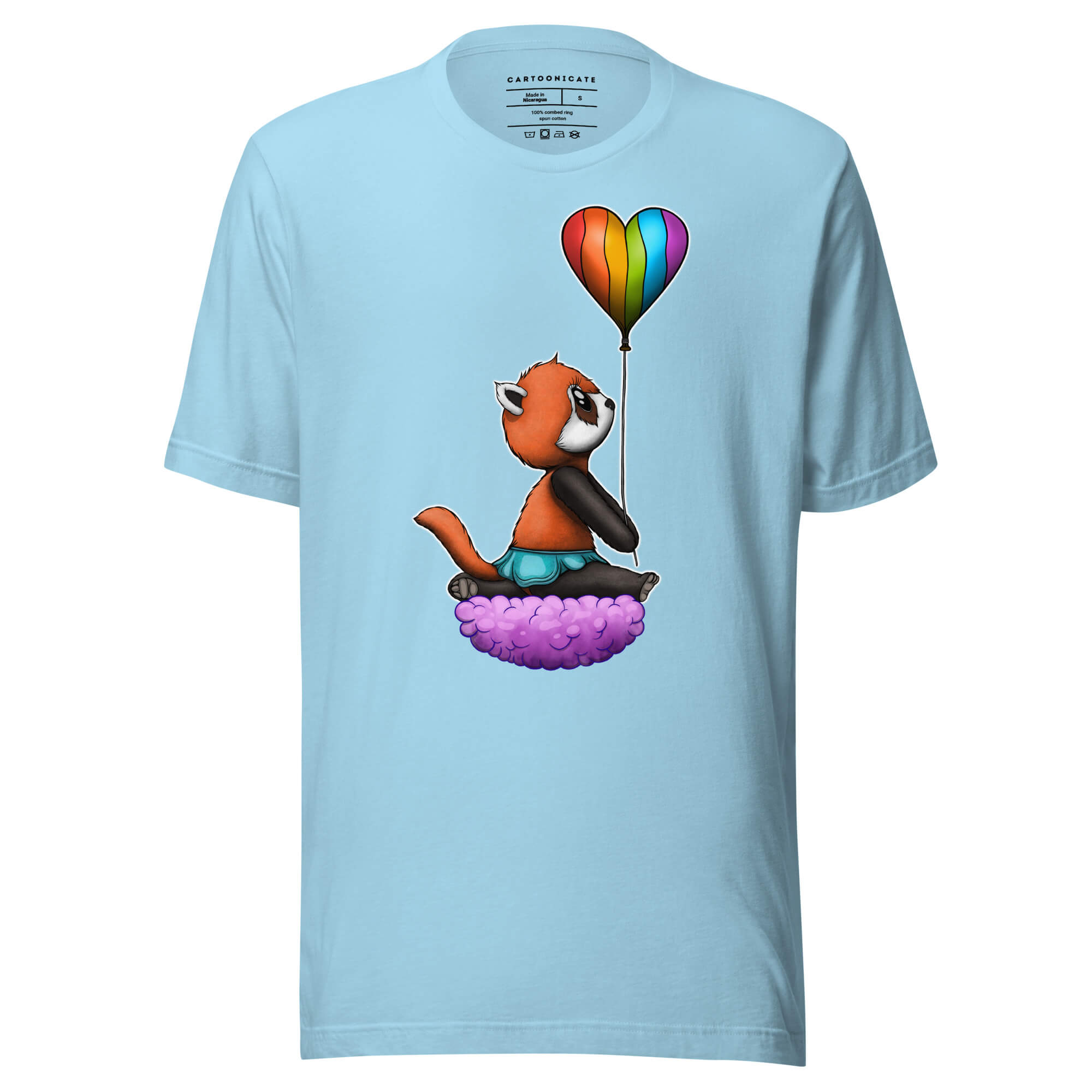 Perfekt pride design på blå t-skjorte